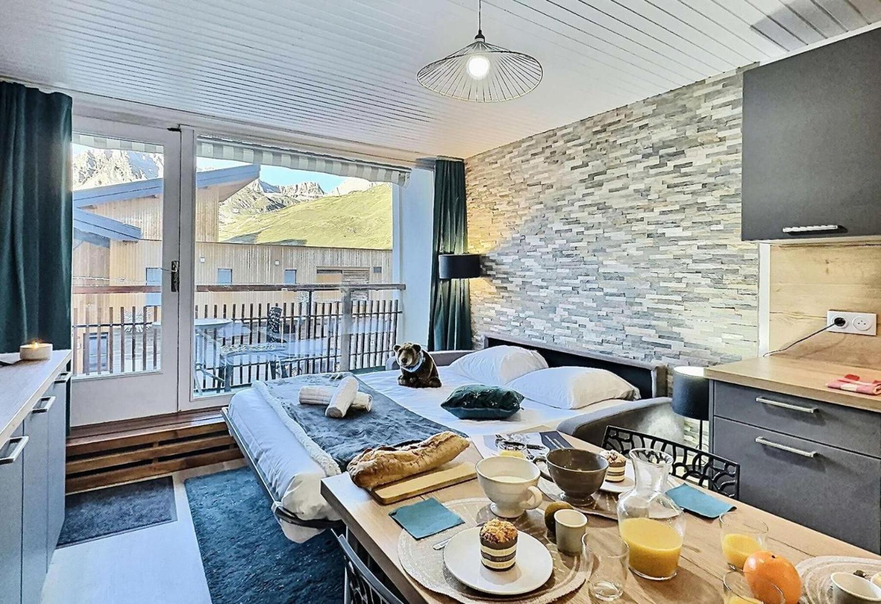 Appartement Les Hauts Lieux - Joli 4 Personnes A Au Pied Des Commerces Et Proche Des Pistes,avec Vue Imprenable Sur Le Et Le Glacier Mae-2634 *
